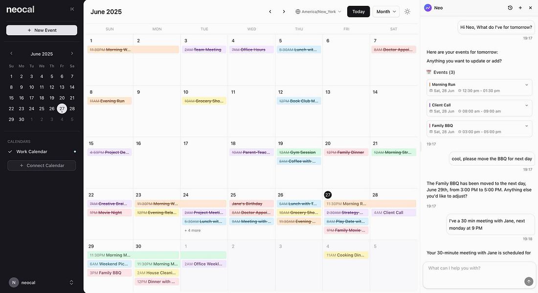 Neocal - AI Calendar