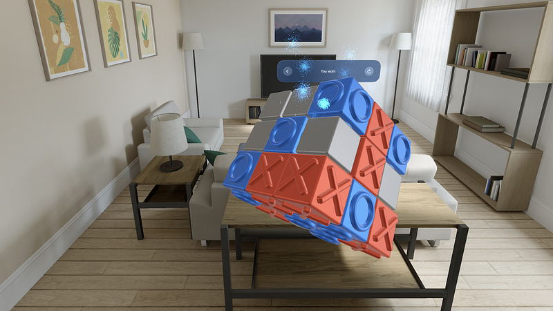 Screenshot of 3D Tic Tac Toe - AR Game