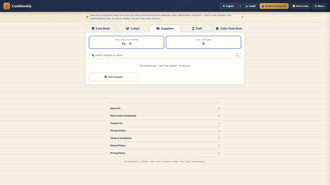 Cashbookly