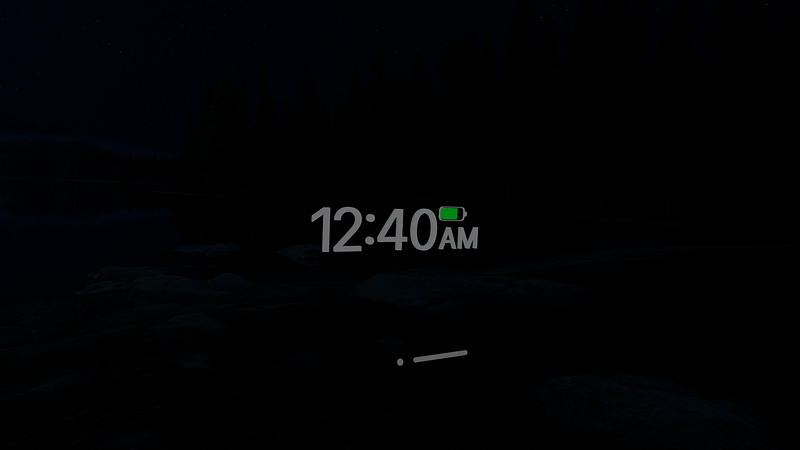 Screenshot of Clock Vision