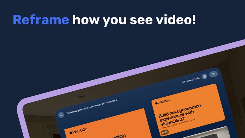 Screenshot of Reframe: Video Annotation