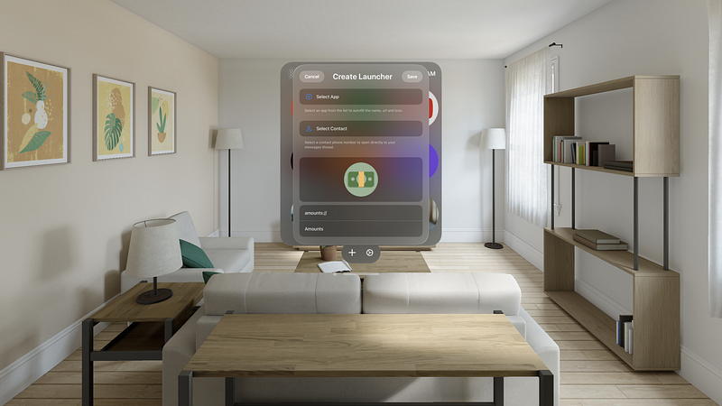 Screenshot of AirLauncher Quick Launcher