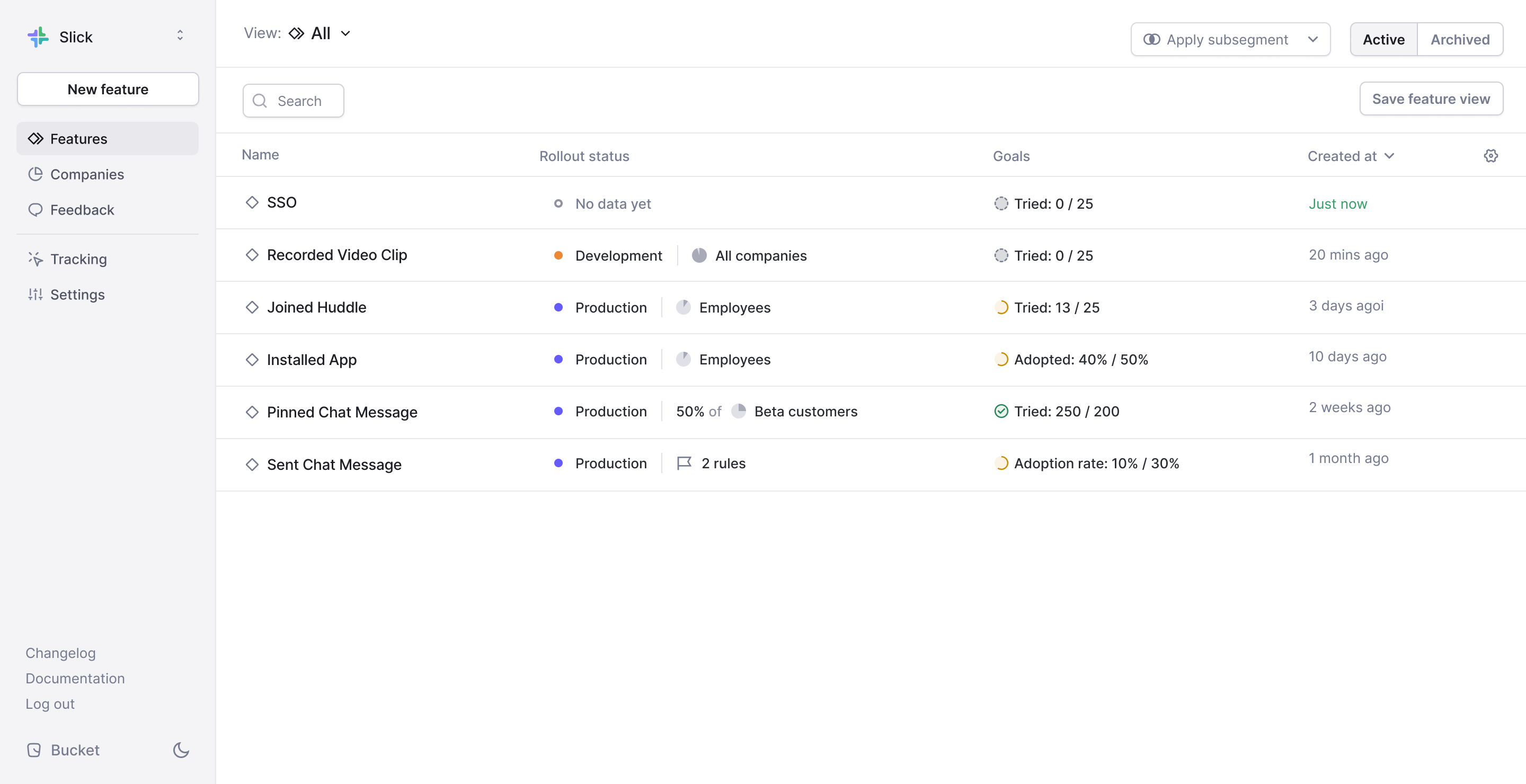 Bucket: Feature flagging that’s purpose-built for B2B. | BetaList