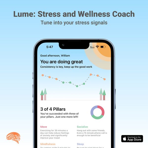 Lume: Stress & Wellness Coach