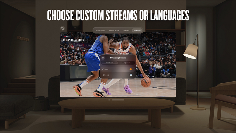 Screenshot of NBA League Pass