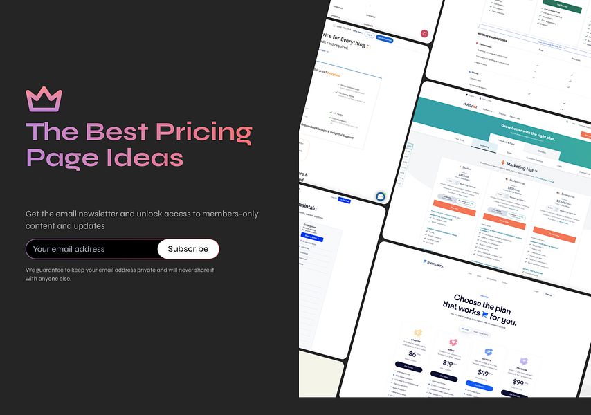 Pricing Page Ideas