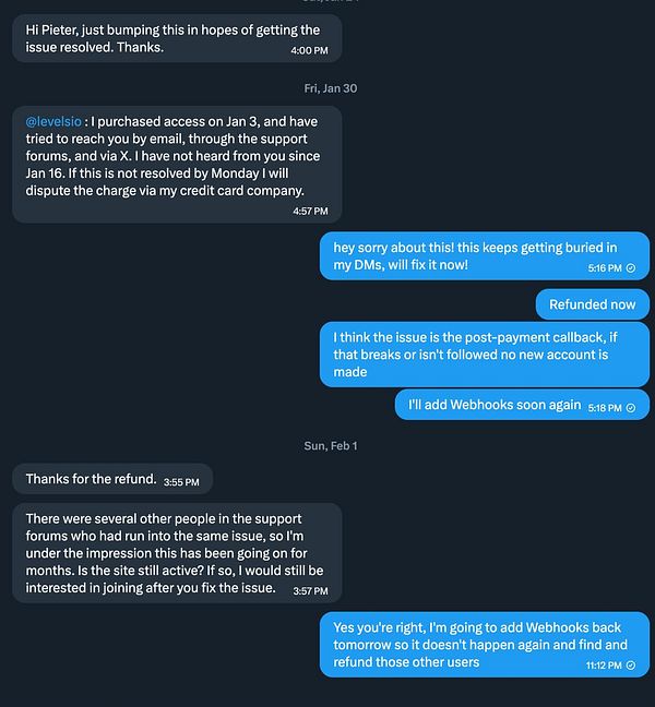 Diagram illustrating the Stripe webhook flow for handling user creation after payment under a 'Nomads' project.