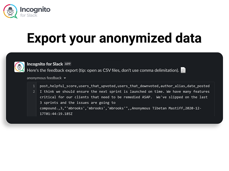 Incognito for Slack