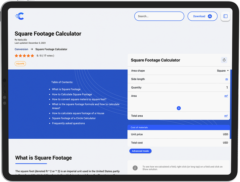 CalCon Calculator