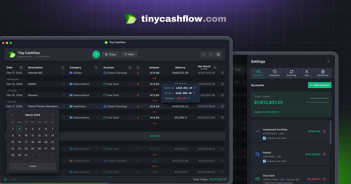 TinyCashflow