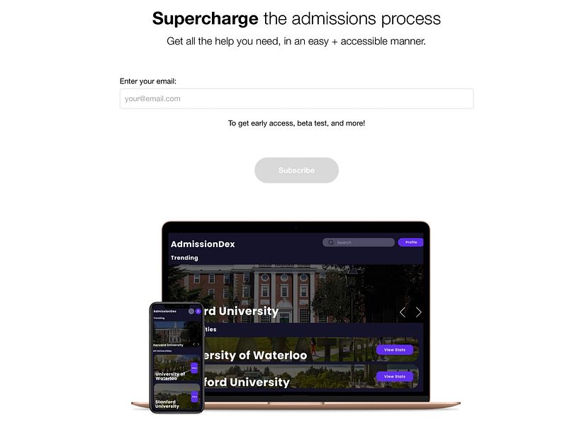 AdmissionDex