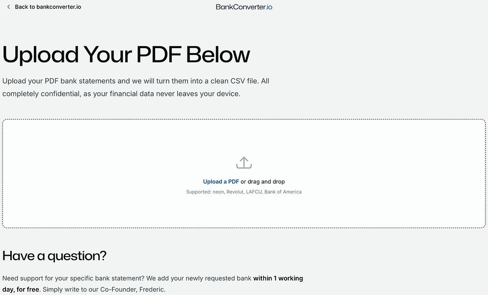 Bank Converter