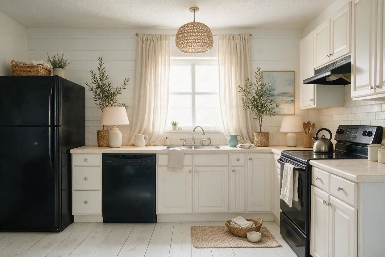 The same kitchen in the Coastal style