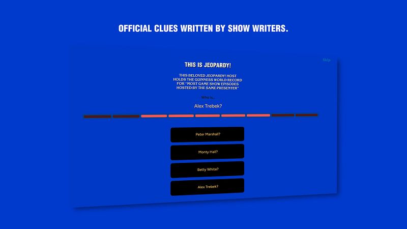 Screenshot of Jeopardy! Daily