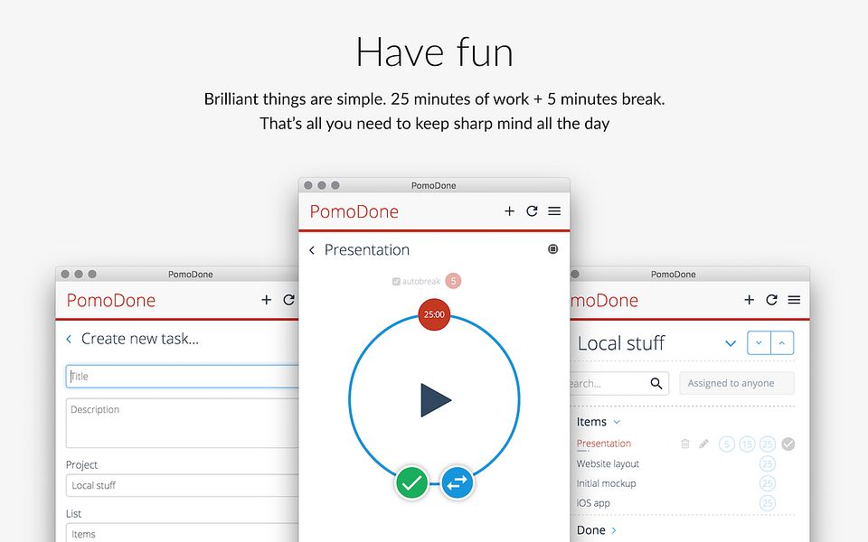 PomoDone App
