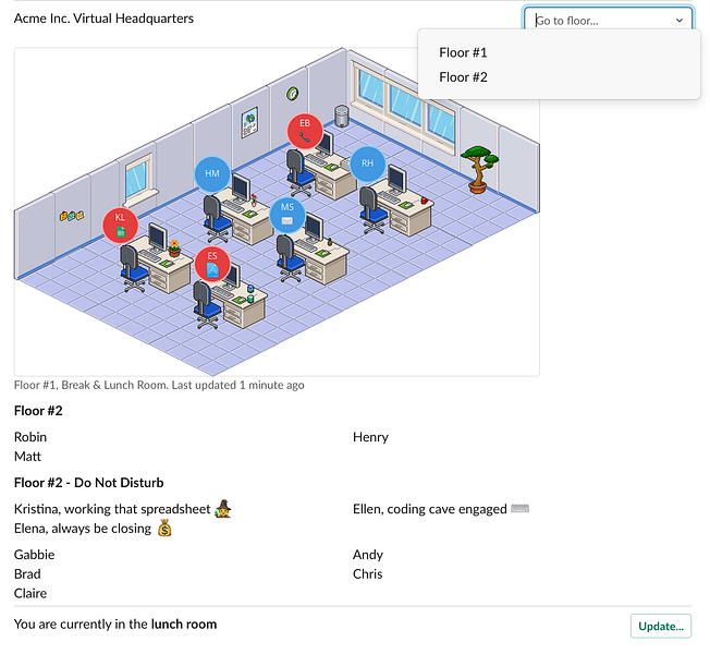 Visual Office for Slack