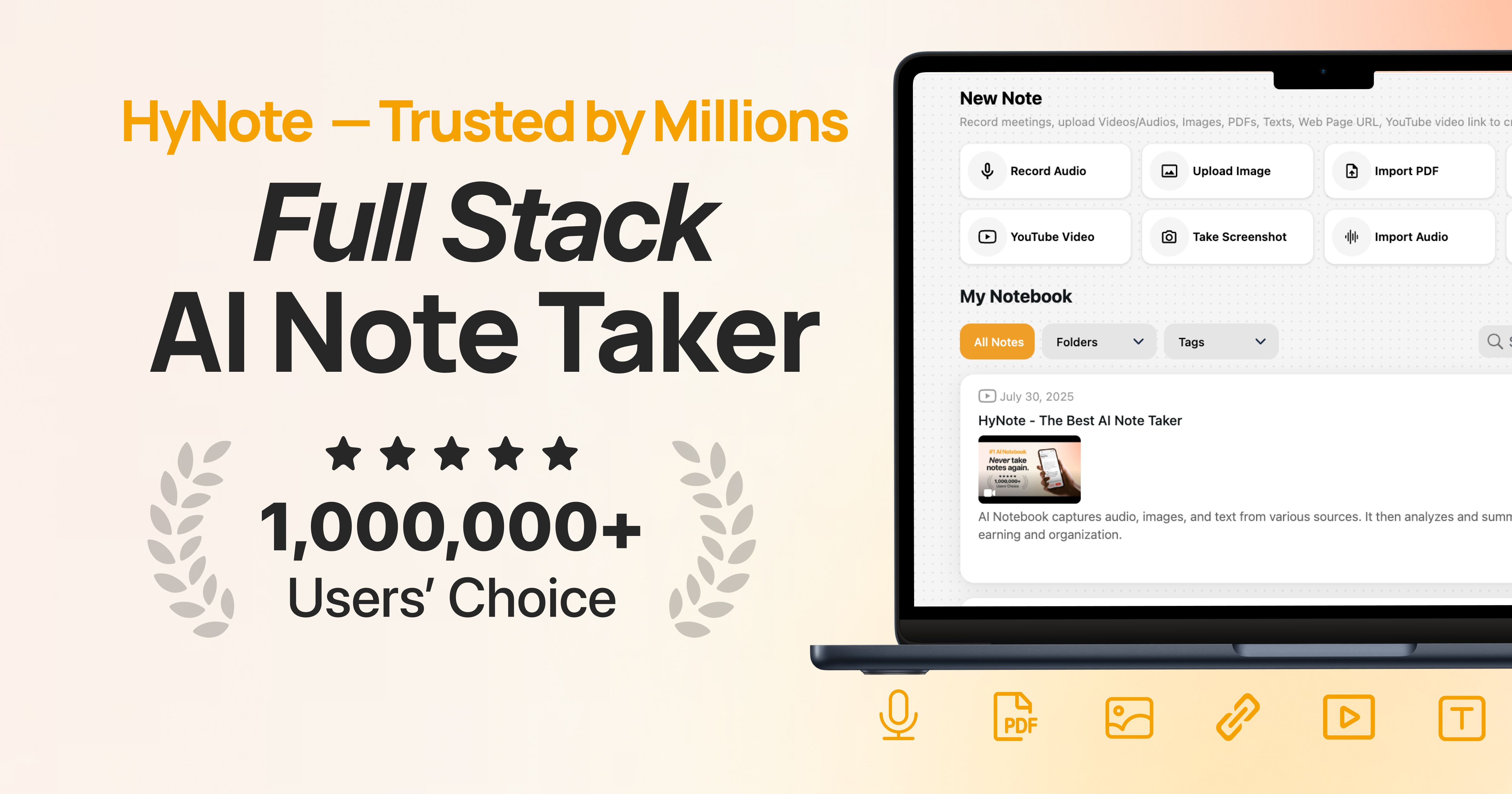 HyNote AI: Full Stack AI Note Taker For Professionals | BetaList