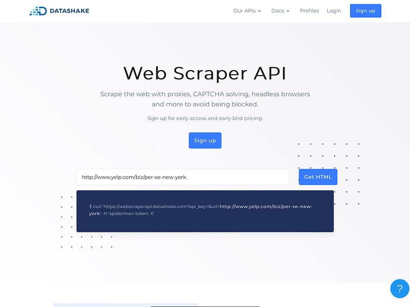 Web Scraper API