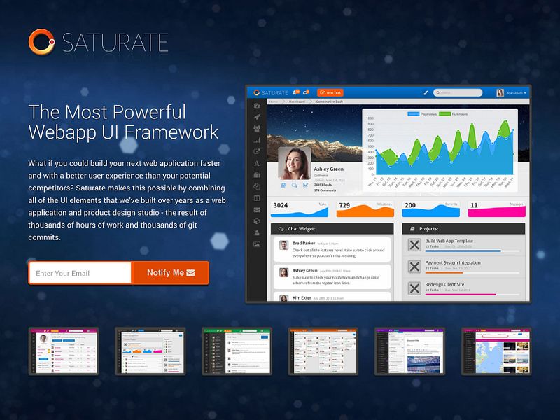 Saturate UI
