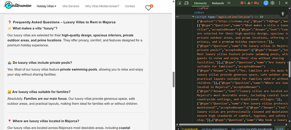 Interior of a luxury Mediterranean-style villa with modern furnishings and indoor plants.