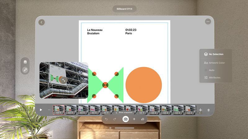Screenshot of LiveSurface Vision
