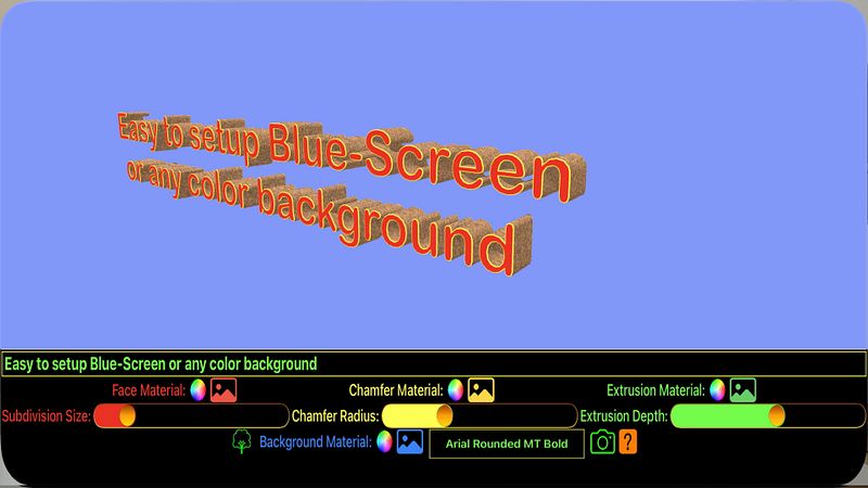 Screenshot of 3D Text Viewer