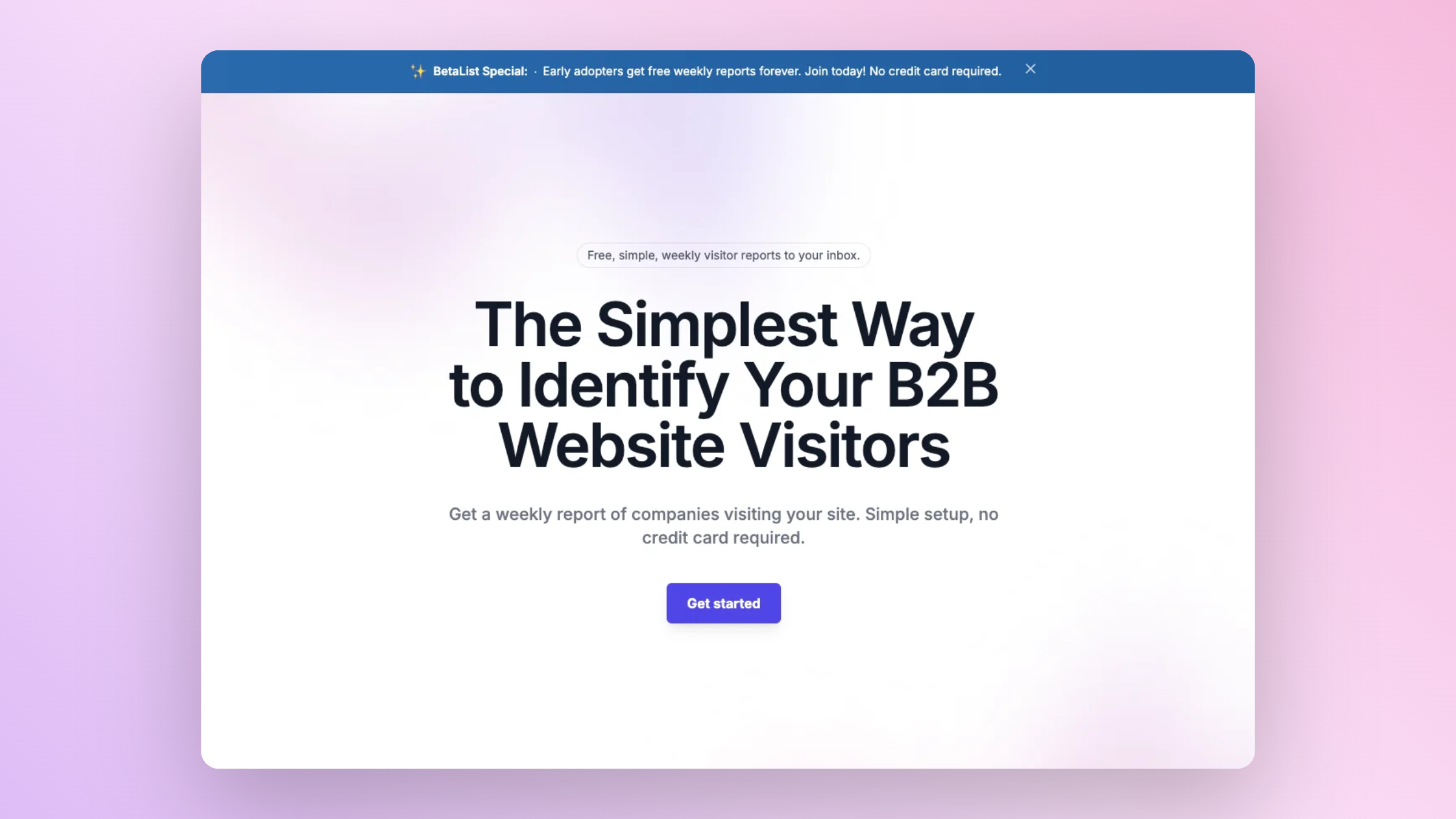 Leadsniffr: Turn anonymous B2B traffic into leads, Free