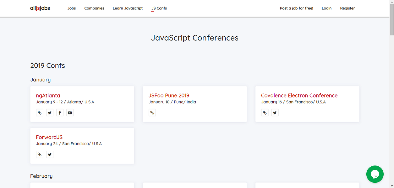 All JavaScript Jobs