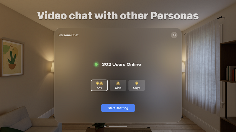 Screenshot of Persona Chat - Make Friends