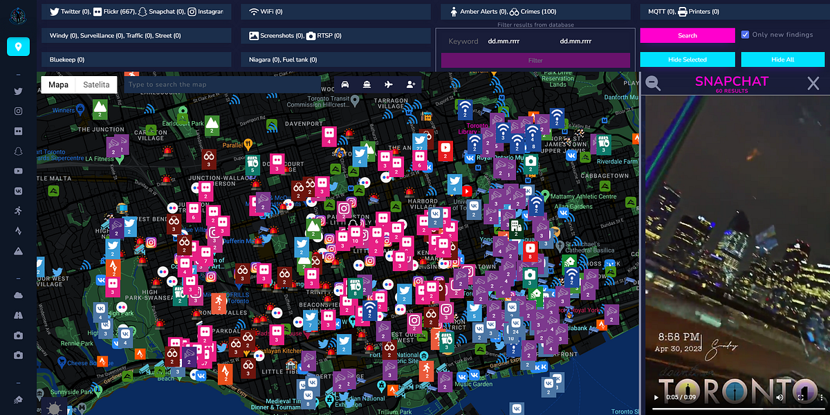 Open Source Surveillance Location based realtime BetaList