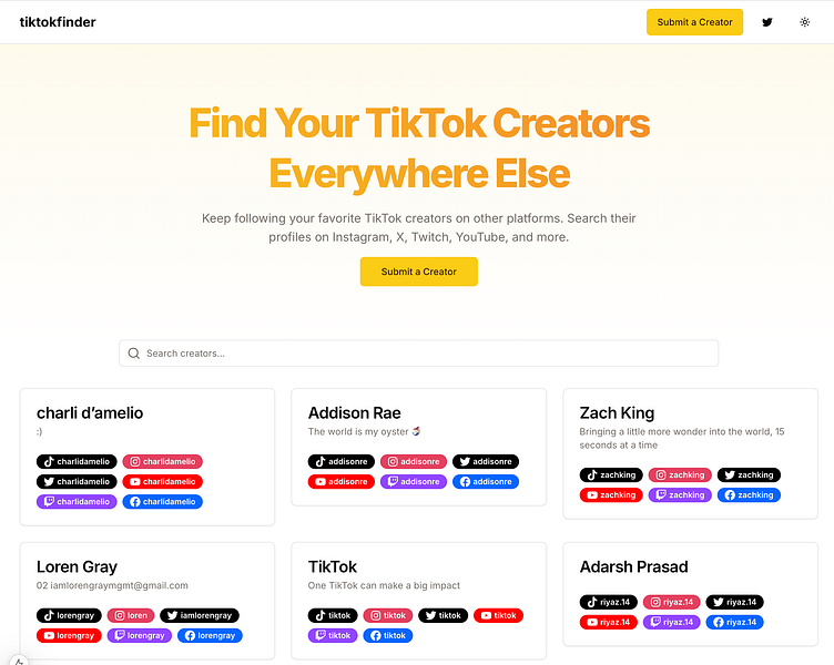 TikTokFinder