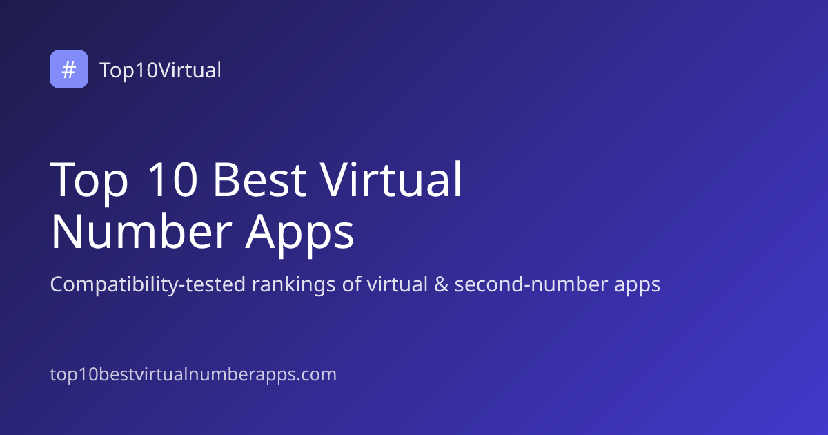 Top 10 Best Virtual Number Apps: See which virtual numbers | BetaList