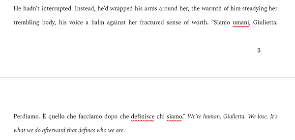 Open book showing Italian language text and an image of a man with a question mark above his head.