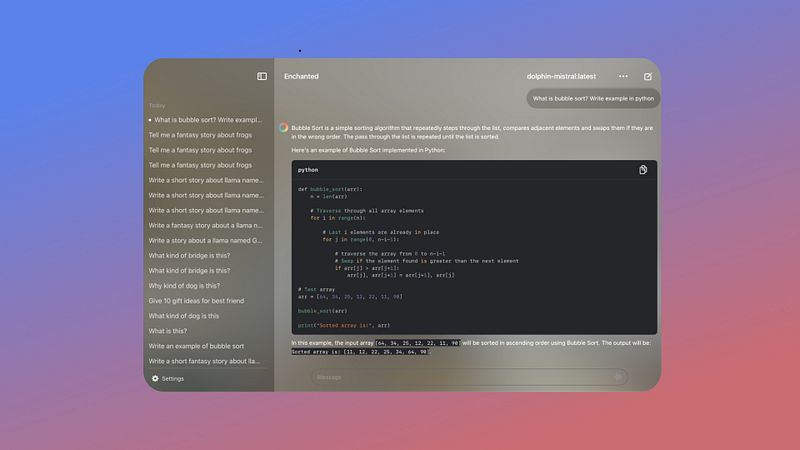 Screenshot of Enchanted Developers Only