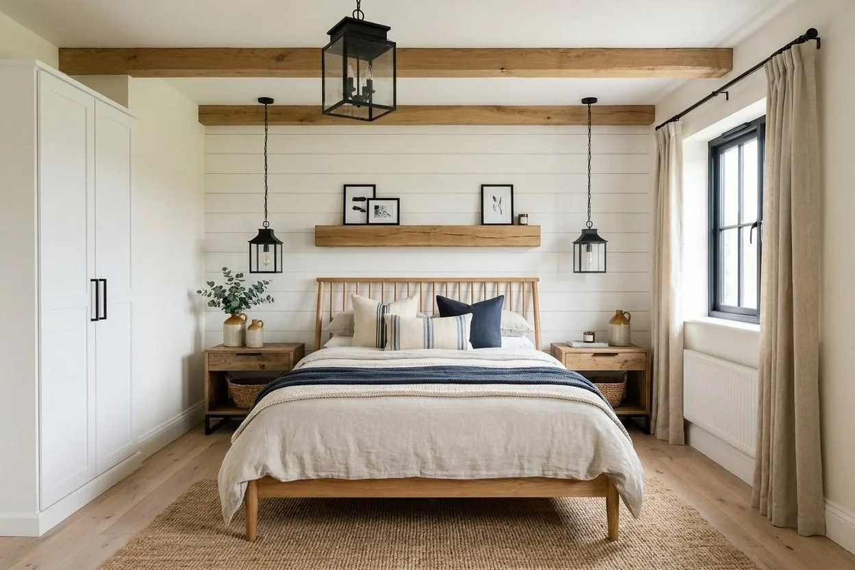 The same bedroom in the Farmhouse style