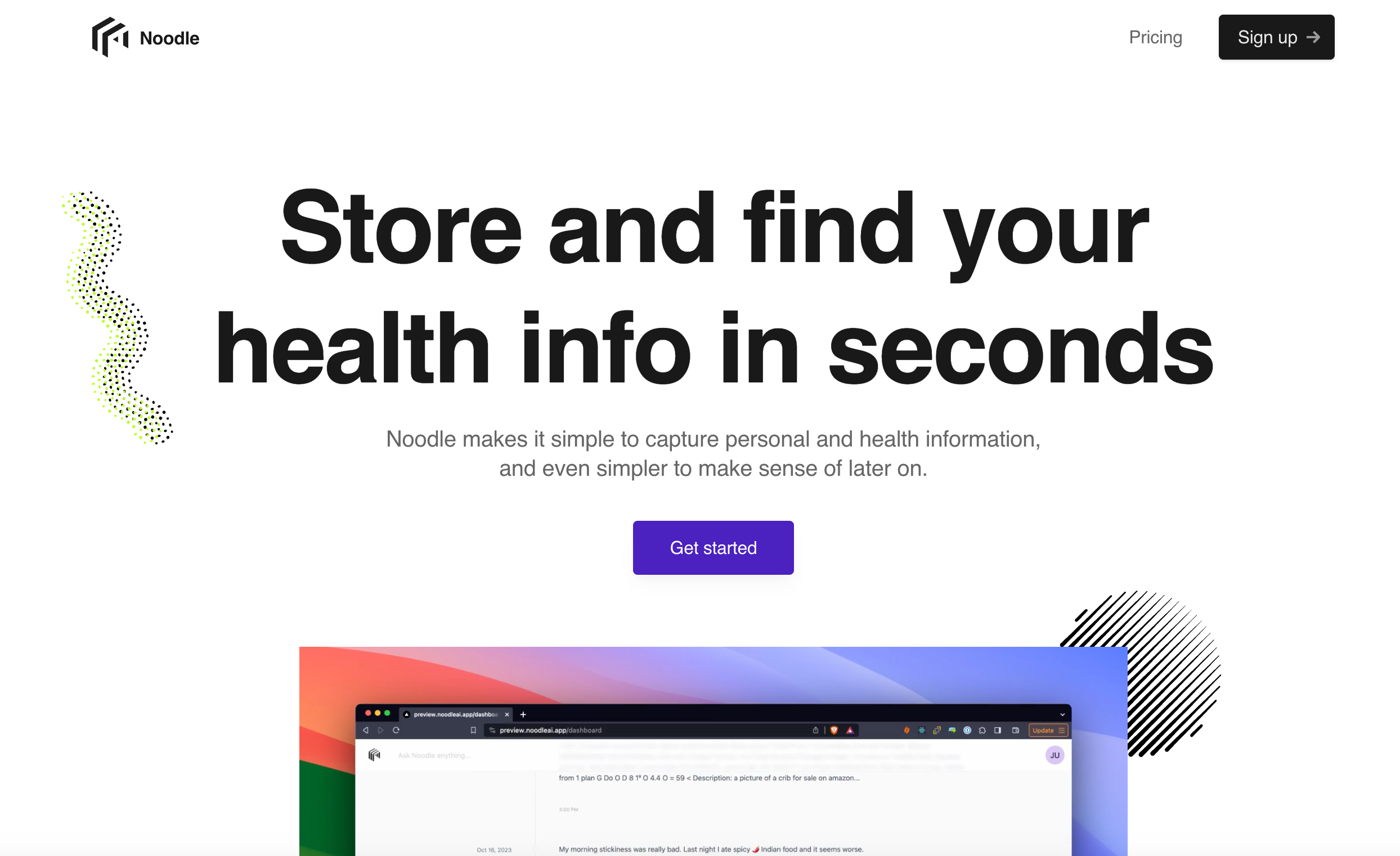 Noodle: Your Health information co-pilot, powered by AI