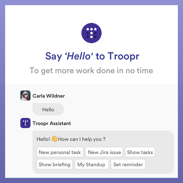 Troopr Assistant 2.0