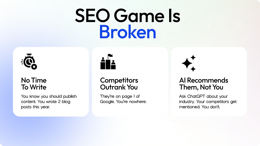 RankSpot – Automate daily SEO articles that rank on Google and AI answers visual 3