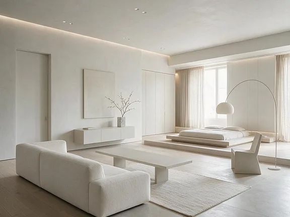 A room in the Minimalist style