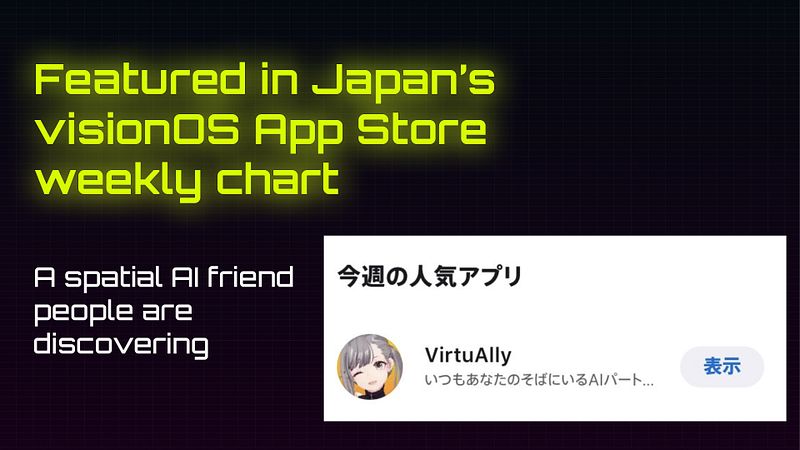 Screenshot of VirtuAlly - Spatial AI Friend
