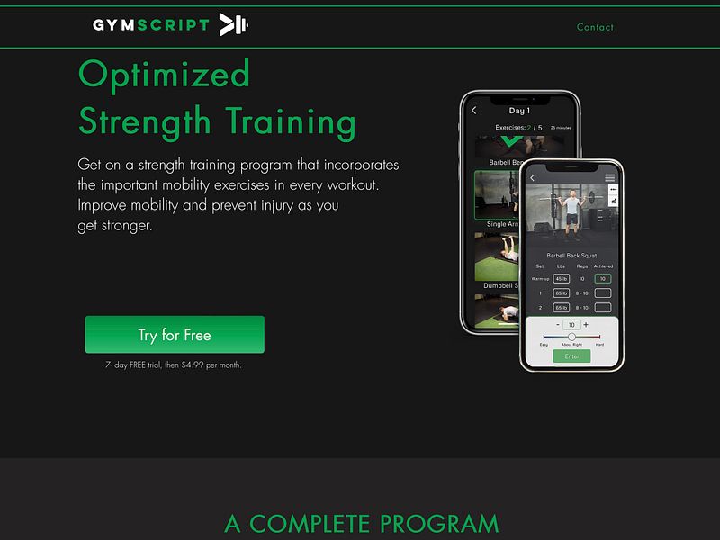 Gymscript