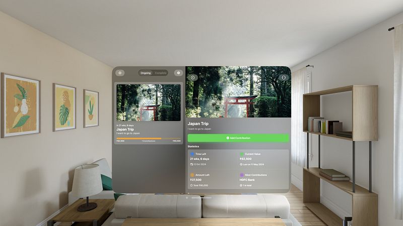 Screenshot of Goaley - Finance Goals Tracker