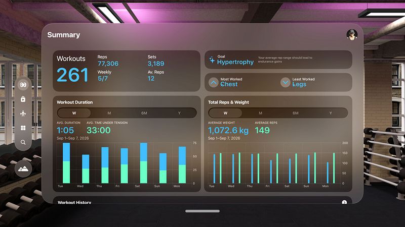 Screenshot of Reps & Sets 27