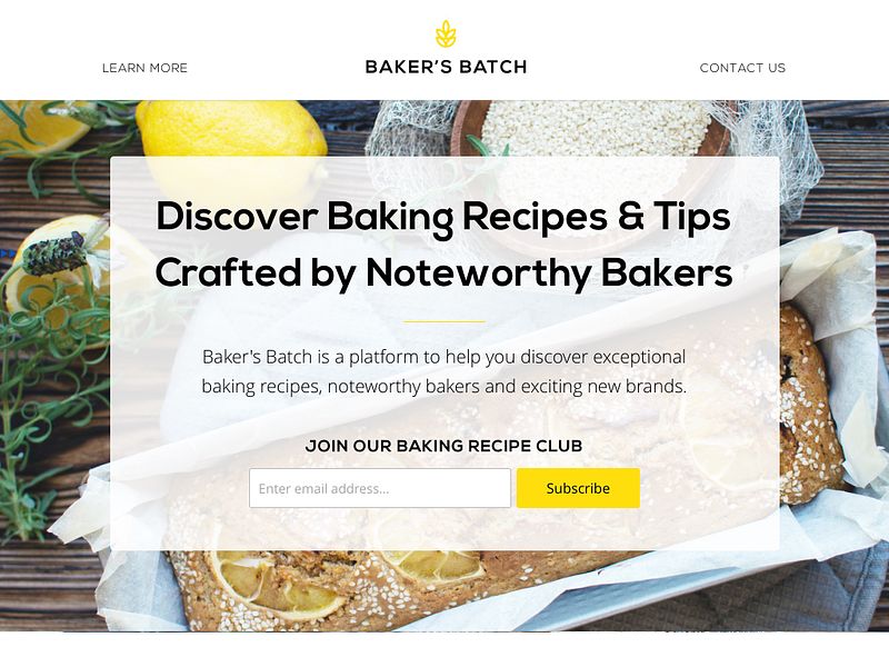 Baker's Batch