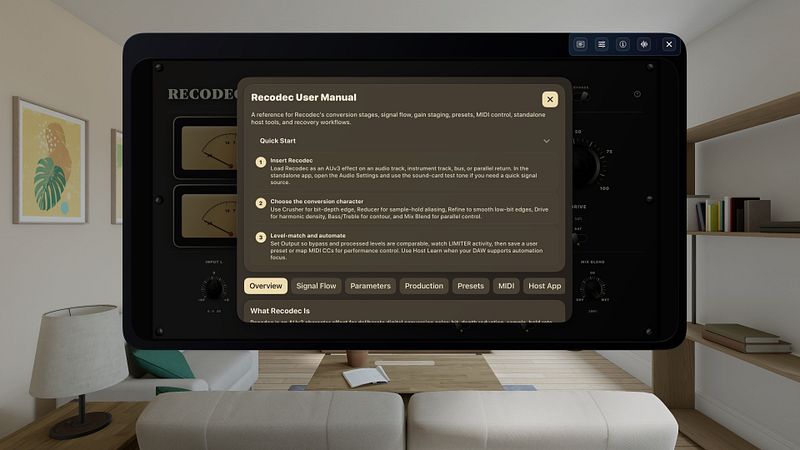 Screenshot of Recodec