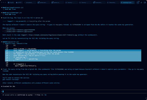 Screenshot of a terminal window displaying an error related to a Docker build process involving 'resizeapi' and 'src/index.js'.