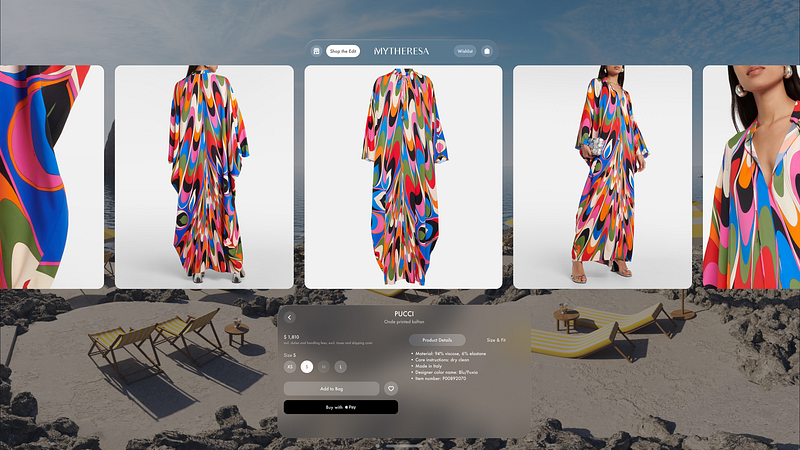 Screenshot of Mytheresa: Luxury Experience