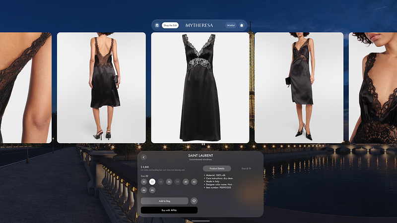 Screenshot of Mytheresa: Luxury Experience