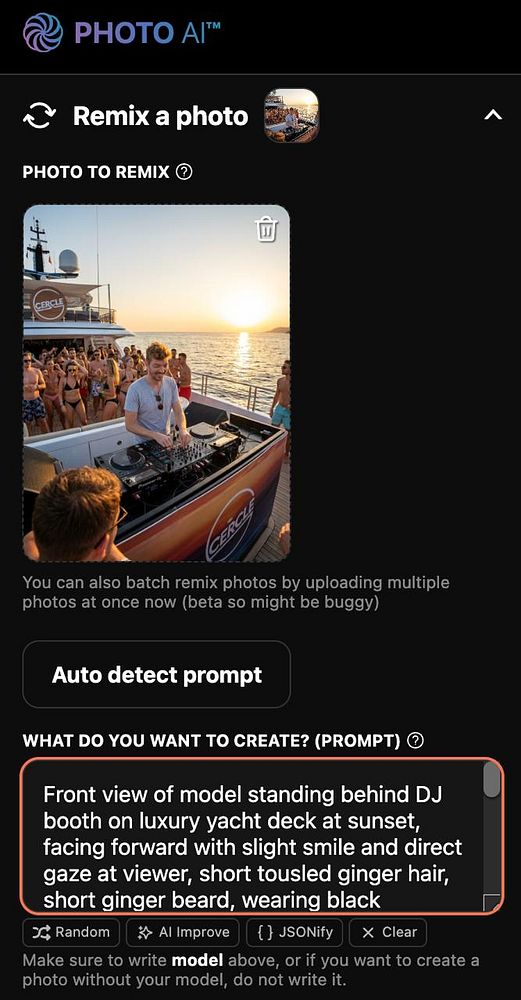 A DJ performs on a luxury yacht deck at sunset, surrounded by an audience.