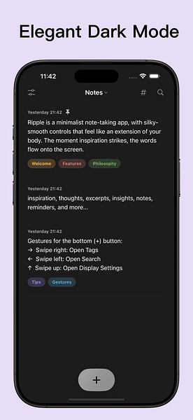 Ripple Note: Minimalist Note